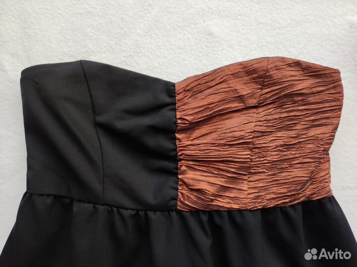 Вечернее платье 42 44 черное бандо