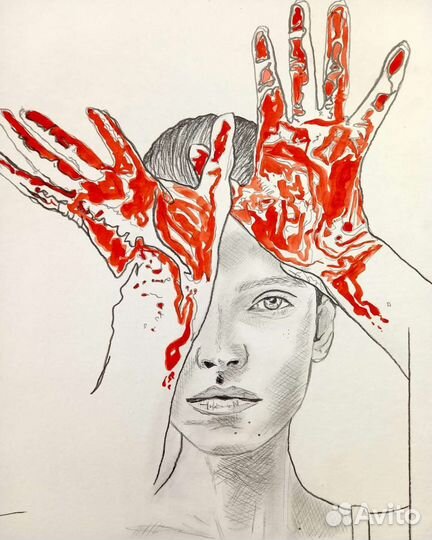 Портрет по фото карандашом