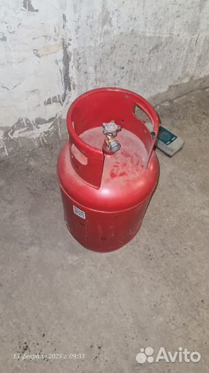 Газовый баллон б/у 27 л