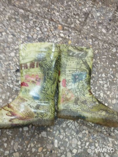 Сапоги женские резиновые