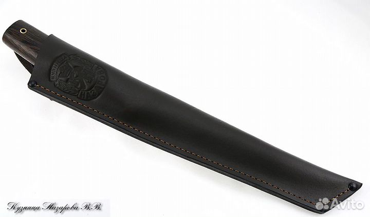 Нож Танто большой дамаск дольной венге