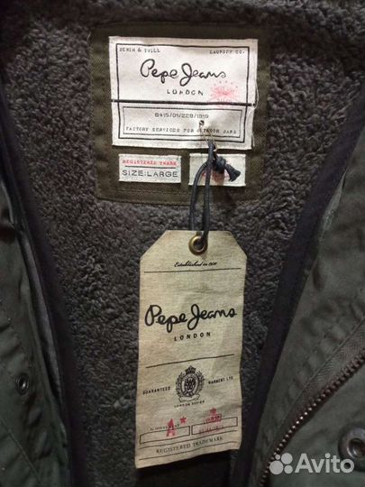 Парка- ветровка, 2 в 1, новая, 46-48, pepe jeans