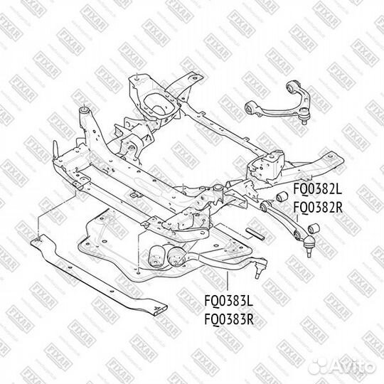 Рычаг передний нижний левый задний Fixar FQ0382L