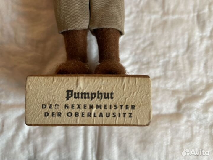 Кукла ручной работы Мартин Пампхут, сувенир, гдр