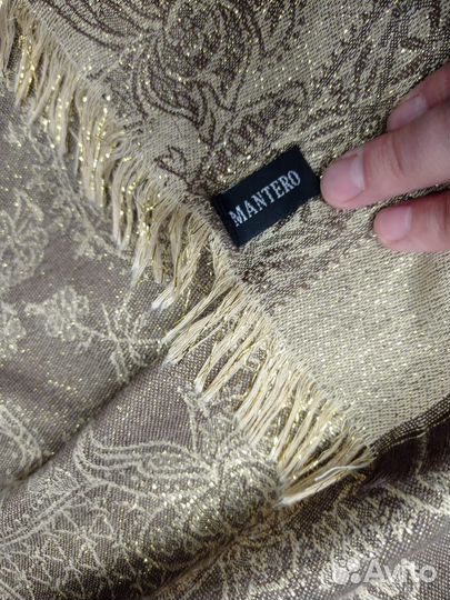 Платок большой шаль теплая montero италия