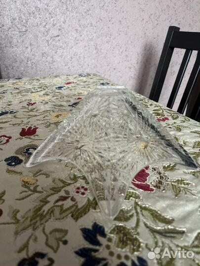 Ваза хрустальная