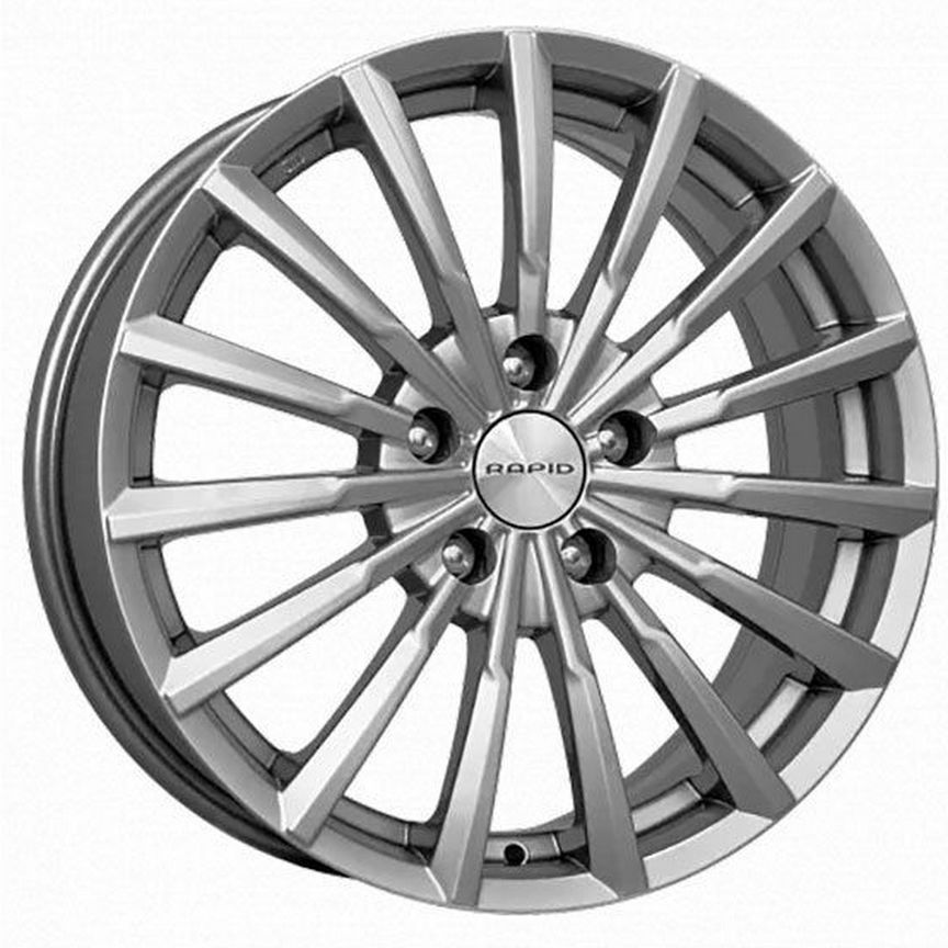 Диски K&K Акцент 7x17 5x100 ET48 D56.1 Дарк платинум