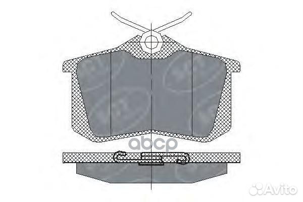 Колодки тормозные задн. audi A3/VW passat SP113