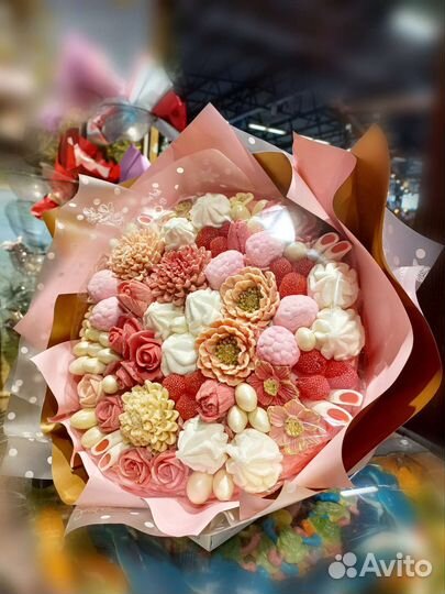 Букет из шоколадных цветов,съедобный букет