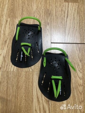 Лопатки для плавания, сумка для обуви