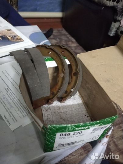 Накладки руч.тормоза хендай туксон и киа