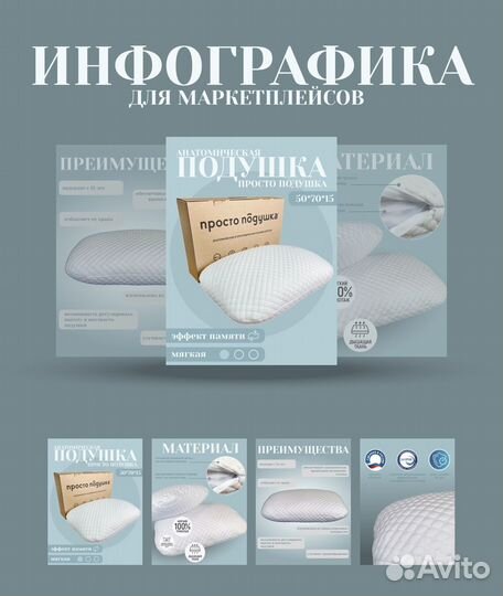 Инфографика для маркетплейсов дизайн карточки