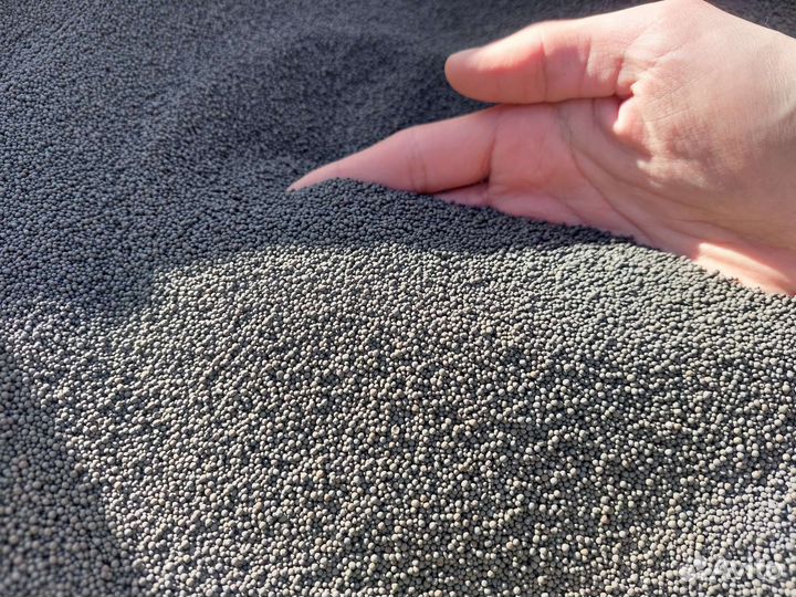 Пропант грунт для аквариума серо-черный