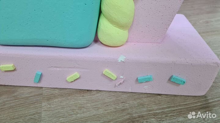 Реквизит фотосессии объёмные фигуры домик торт