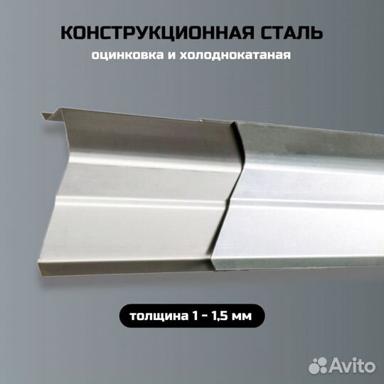 Пороги ремонтные Chevrolet Aveo T250