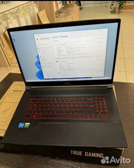 Ноутбук msi gf76 katana