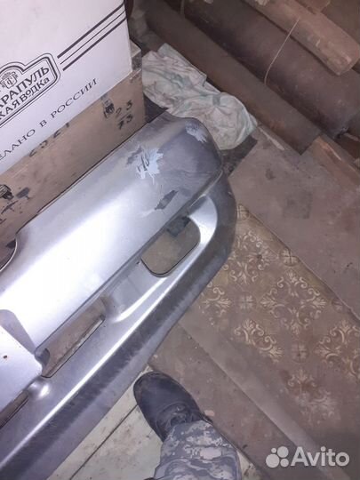 Бампер niva chevrolet передний снежка