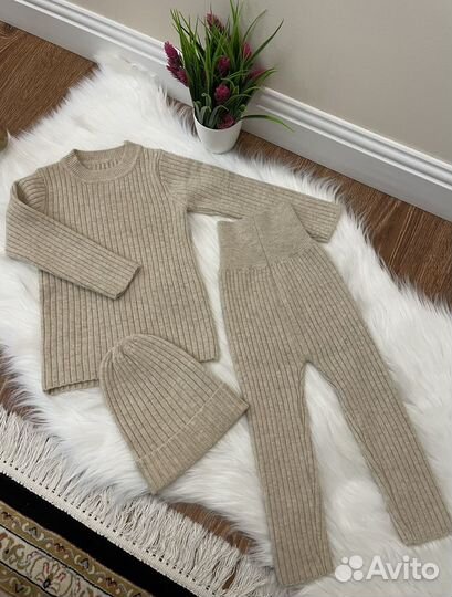 Теплый детский костюм 90