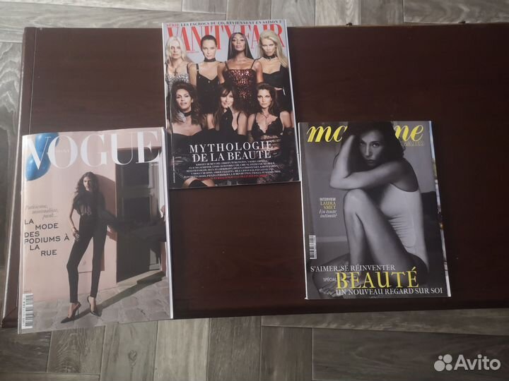Журналы Франция Vouge Madam Figaro Venity Fair