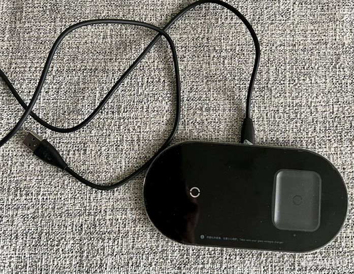 Беспроводная зарядка Baseus Simple 2in