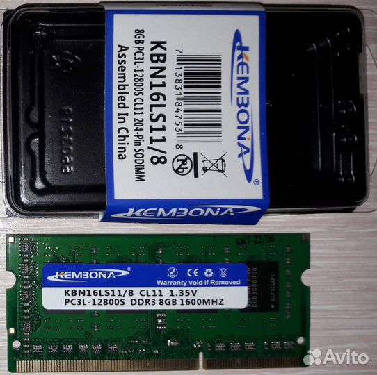 2 и 4GB DDR3 двухстор.; 32 и 64 DDR3 Reg; SO-dimm