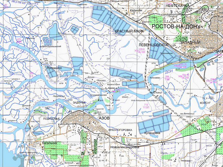 Топографические карты Ростовской обл для Garmin