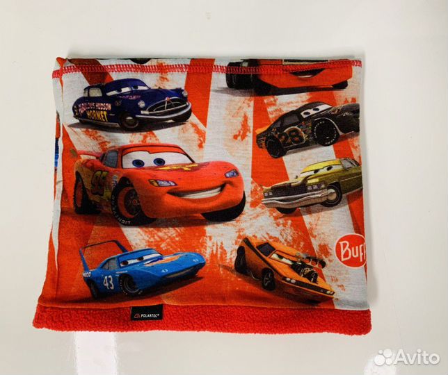 Зимняя детская бандана (маска, буф) + Варежки