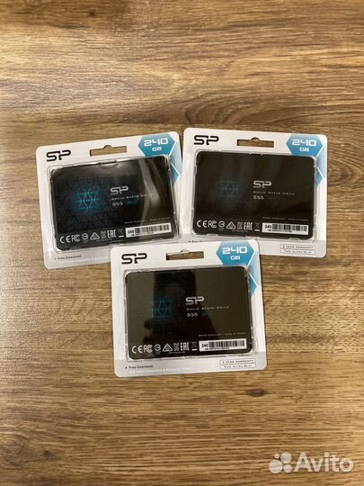 Новые SSD на 240Gb / Гарантия днс