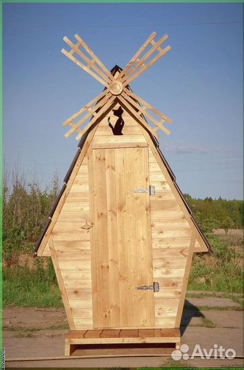 Уличный туалет домик с установкой яйм 356