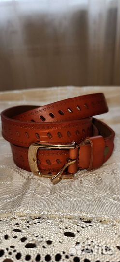 Ремень женский,натуральная кожа(замша)