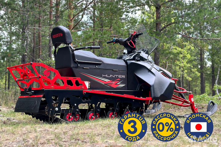 Снегоход ikudzo hunter 1000LK 37 V2 черный макс.ко