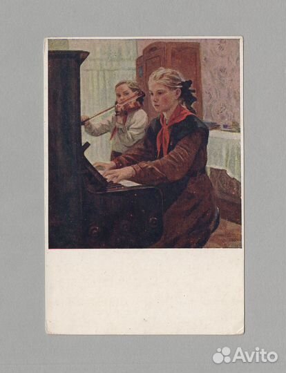 Школа музыка соцреализм пионерия дети игра форма