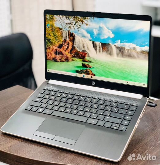 Ноутбук HP 14'/FHD/IPS/N5000/8Gb/SSD/Гарантия