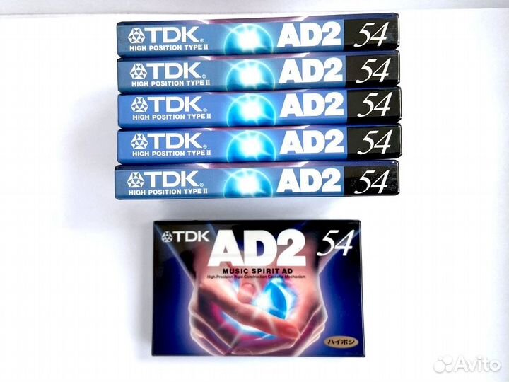 Аудиокассета кассета TDK AD 2 54 - 1996 г