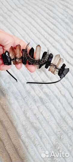 Ободок диадема корона тиара с кристаллами