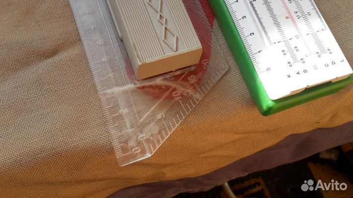 Штурманский набор Линейки. Транспортир СССР 1958 г