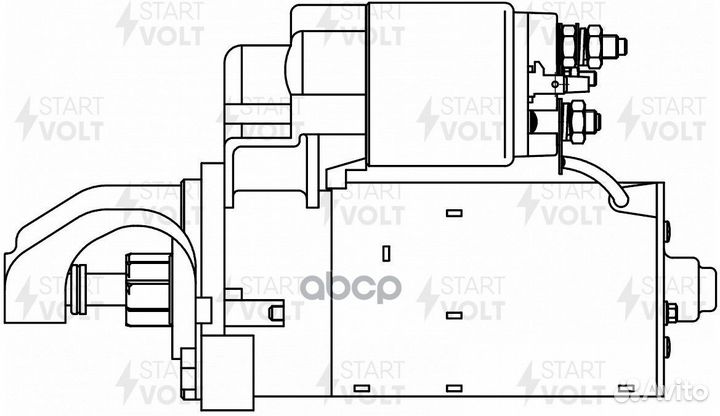 Стартер для а/м VAG A6 (94) 2.6i 1,4кВт startvolt