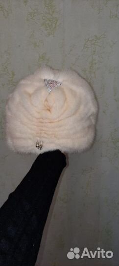 Шапка норковая женская