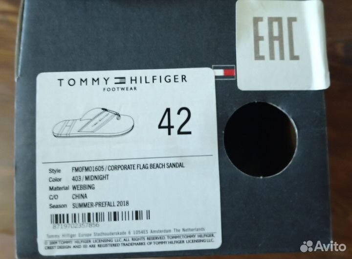 Сандали Tommy Hilfiger