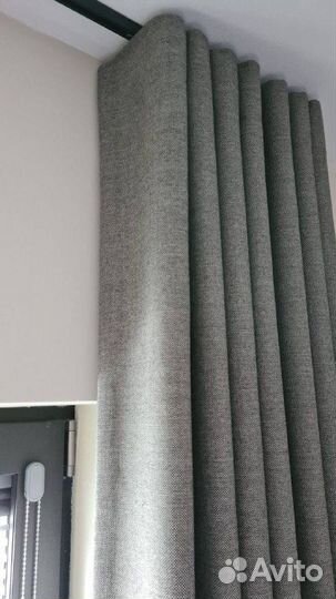 Шторы блэкаут рогожка+пошив на заказ