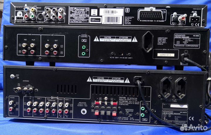 FM, MW hifi Ресивер + эквалайзер Kenwood