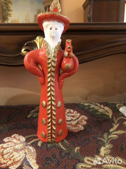 Абашевская игрушка свистулька Дама 1990-е