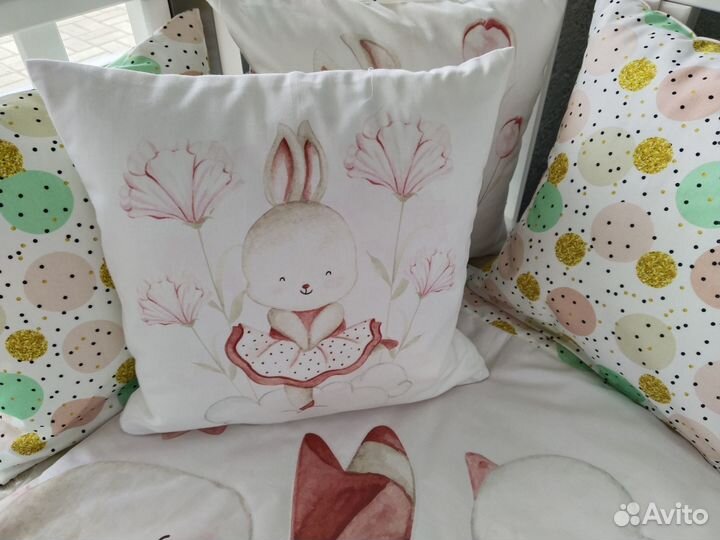 Бортики в кроватку новые