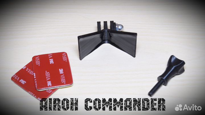 Крепление камеры GoPro на Мотошлем Airoh Commander