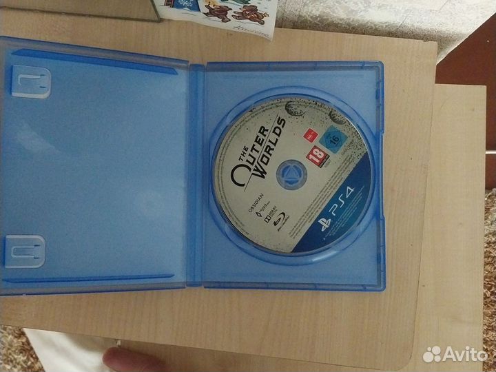 Игровой диск для ps4 (the quter worlds) диск новый