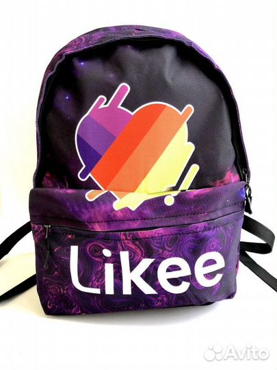 Рюкзак Тикток/Лайк твёрдая спинка выход USB