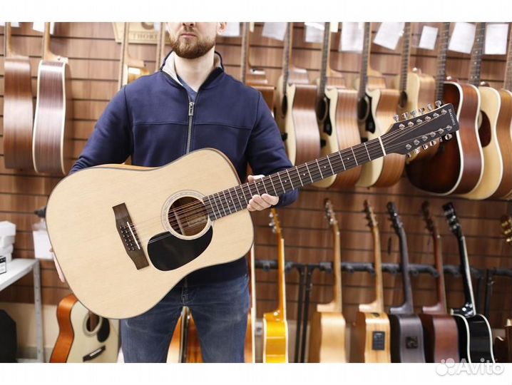 Martinez FAW - 802-12 акустическая гитара, двенадц