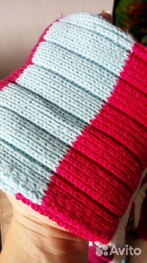 Комплект шапка, шарф