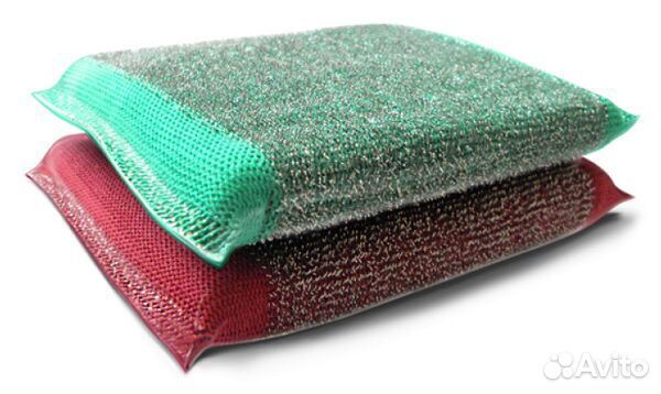 Губки для уборки разные (меламин, металл.нить)