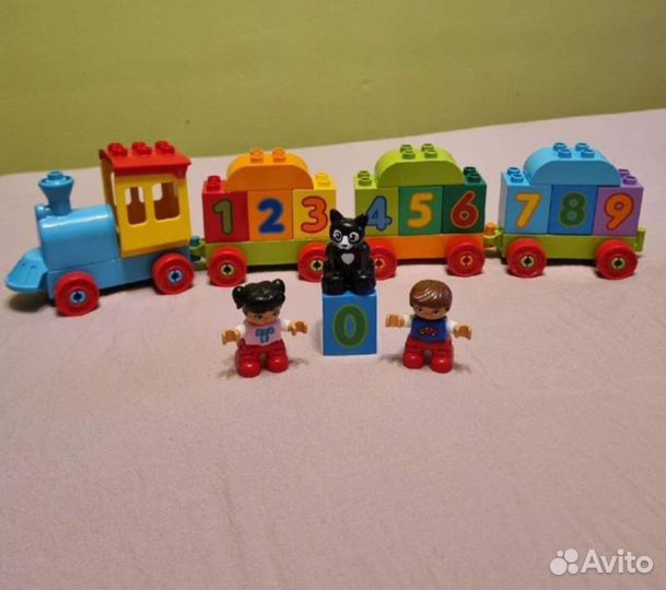Lego duplo поезд считай и играй